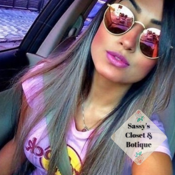 LAST 1🔥Round mirrored rose gold aviator - Picture 2 of 8